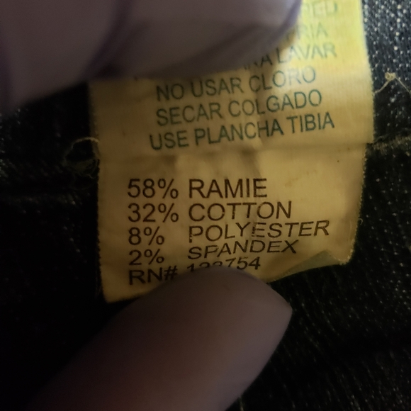 Hip Jeans- dark wash- mid rise- gold trim- boot cut-Sz.1-nwot - Picture 5 of 9